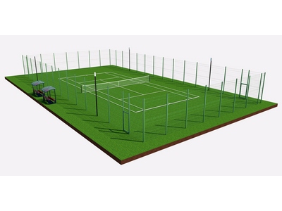 Теннисный корт Торуда 2 (37х19, игровое поле 24х11)